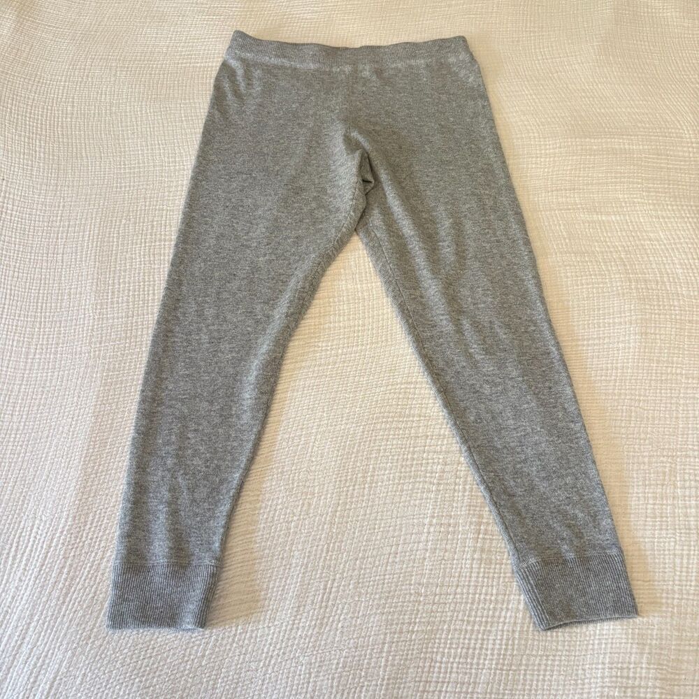 DKNY Gray Cozy Winter Warm Ankle Length Jogger Lounge Pants Womens Size Large